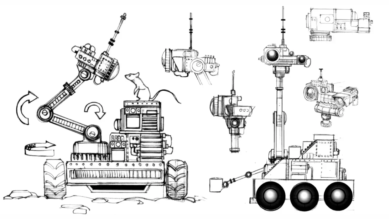 Figure 2: Drawing of Piper the robot. Figure 2: Drawing of Piper the robot.