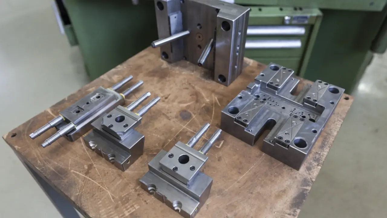 Molds for use in the injection molding process. Molds for use in the injection molding process.