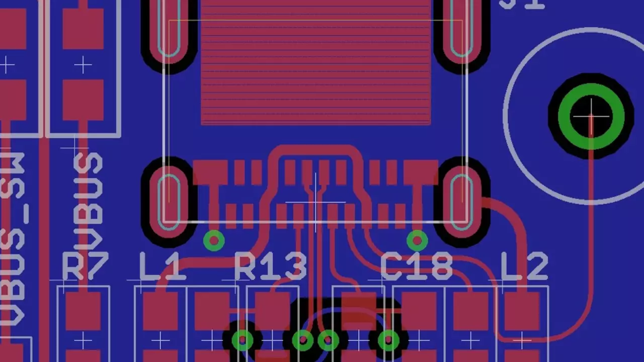 Figure 2: Board layout for the Molex 105450-0101. Figure 2: Board layout for the Molex 105450-0101.