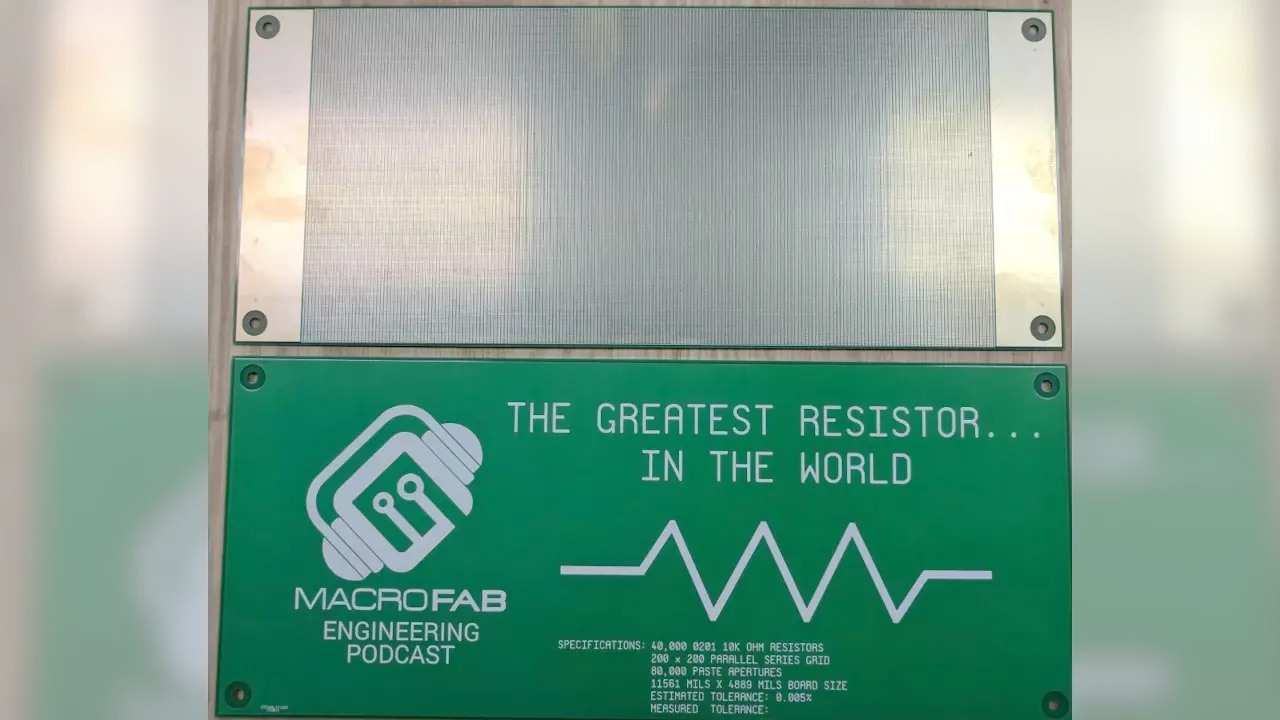 Figure 1: Overview of the Resistor Resistor PCB. Figure 1: Overview of the Resistor Resistor PCB.