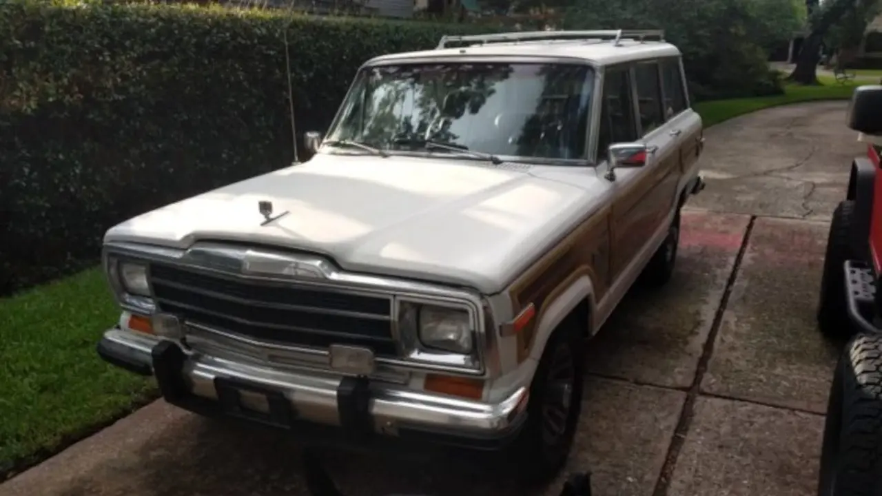 Parker’s new ride. 1990 Jeep Grand Wagoneer. Parker’s new ride. 1990 Jeep Grand Wagoneer.