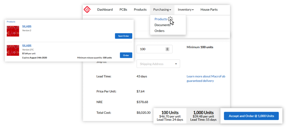 Product Dashboard